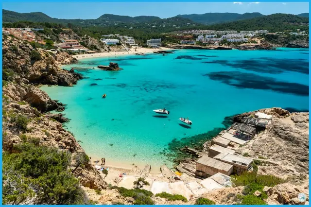 The coast of Ibiza